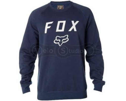 Толстовка FOX LEGACY CREW FLEECE темно синяя