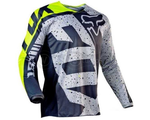 Джерси FOX 180 NIRV Jersey серый-лайм
