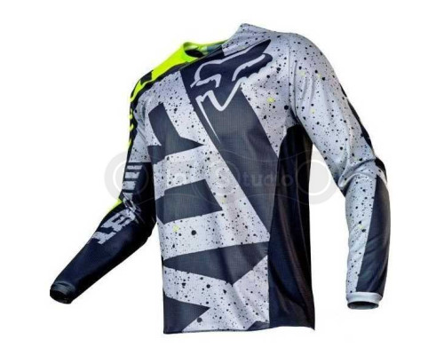 Джерси FOX 180 NIRV Jersey серый-лайм
