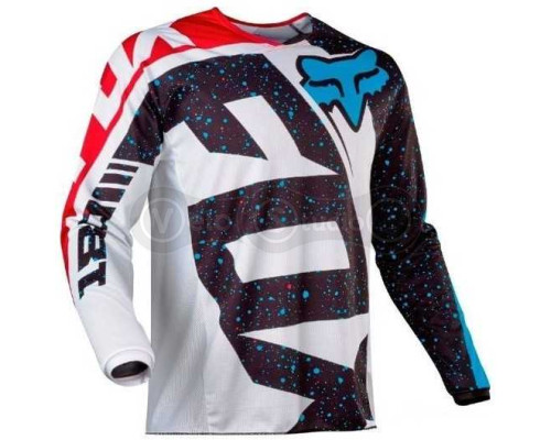 Джерси FOX 180 NIRV Jersey белый-красный