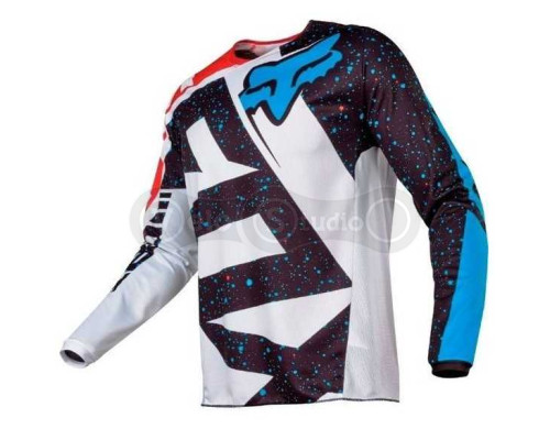 Джерси FOX 180 NIRV Jersey белый-красный
