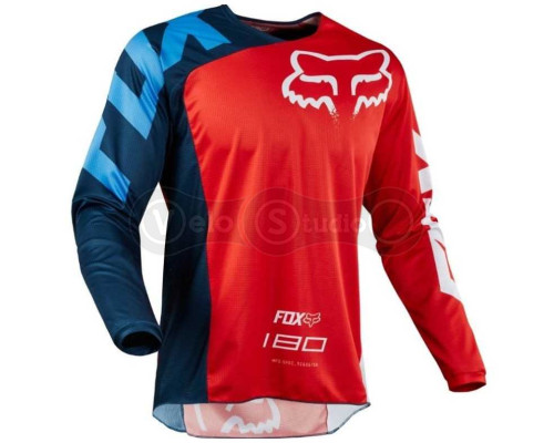 Джерси FOX 180 RACE Jersey красно-синяя
