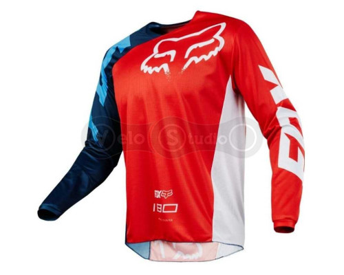 Джерси FOX 180 RACE Jersey красно-синяя