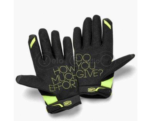 Дитячі рукавички зимові RIDE 100% Brisker Cold Weather Fluo Yellow розмір YM