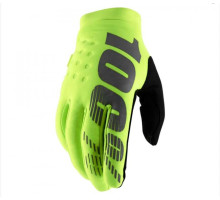 Детские зимние перчатки RIDE 100% Brisker Cold Weather Fluo Yellow размер YL