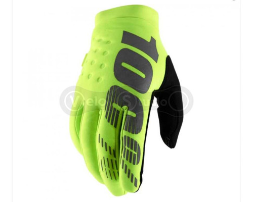 Дитячі рукавички зимові RIDE 100% Brisker Cold Weather Fluo Yellow розмір YL