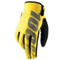 Рукавички RIDE 100% BRISKER Cold Weather зимові жовті