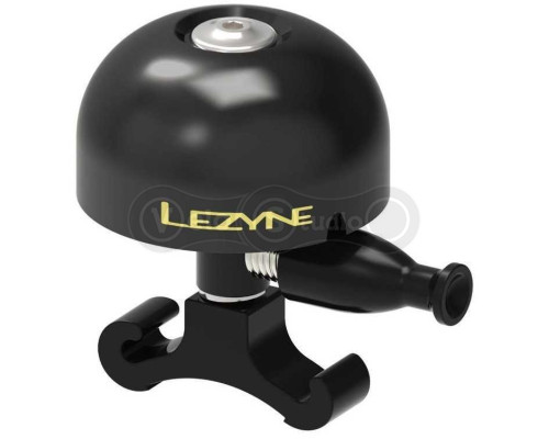 Велосипедний дзвінок Lezyne Classic Brass M All Black