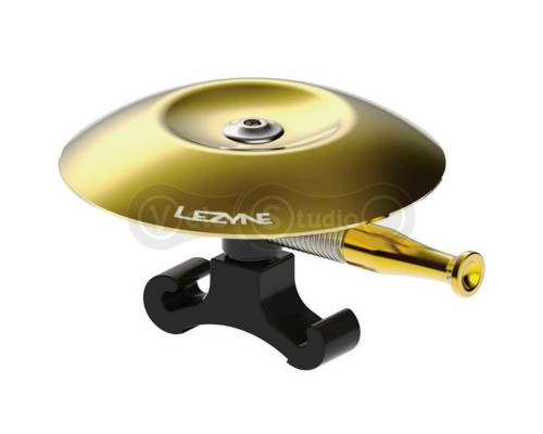Велосипедний дзвінок Lezyne Classic Shallow Brass Black