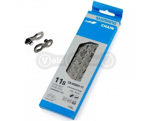 Ланцюг Shimano CN-HG601 SIL-TEC QUICK LINK 11 швидкостей