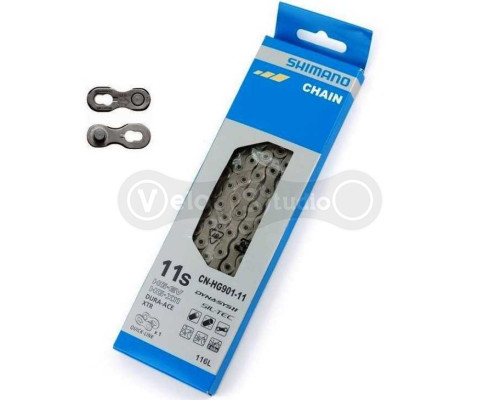 Ланцюг Shimano CN-HG901 SIL-TEC QUICK LINK 11 швидкостей