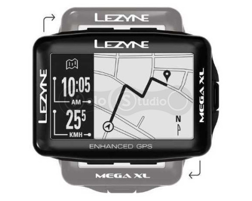 GPS компьютер Lezyne Mega XL чёрный