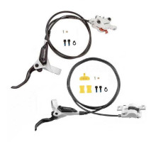 Комплект гальм Shimano M365 білий (перед + зад)