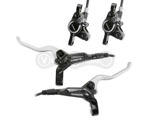 Комплект гальм Shimano M365 чорний (перед + зад)