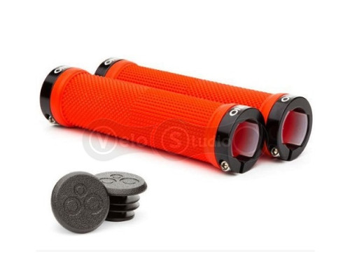 Грипсы ONRIDE Wizard красные с чёрными замками