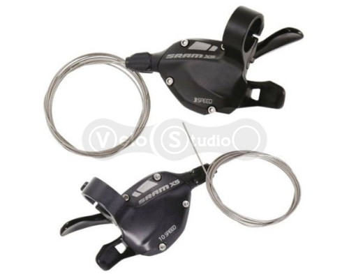 Манетки SRAM X5 3x10 скоростей комплект (левая + правая)