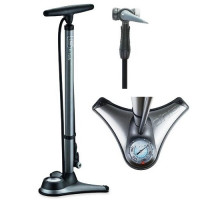 Насос напольный Giyo GF-72 стальной с манометром