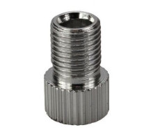 Перехідник Presta Schrader алюмінієвий сірий