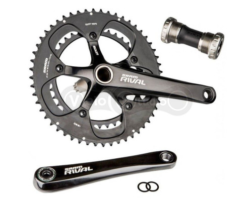 Шатуны SRAM Rival OCT GXP 175 мм 50-34 10 скоростей с кареткой