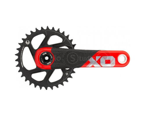 Шатуни Sram X01 DH DUB 165T 34T X-SYNC карбон