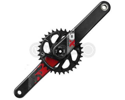 Шатуны Sram X01 EAGLE DUB Boost RED 170 мм DM 32T X-SYNC