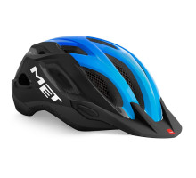 Вело шолом MET Crossover Black Cyan XL (60-64 см)