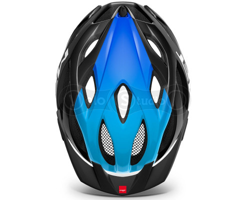 Вело шолом MET Crossover Black Cyan XL (60-64 см)
