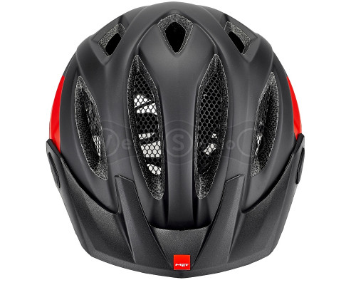 Вело шолом MET Crossover Black Red XL (60-64 см)