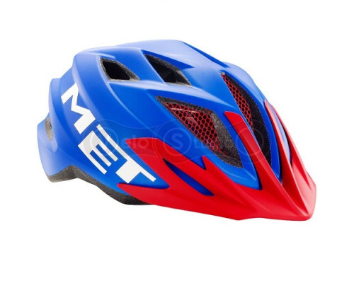Шлем MET Crackerjack Blue Red