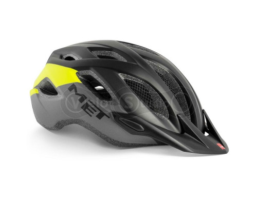 Шолом MET Crossover Black Yellow