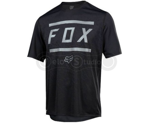 Джерсі FOX RANGER BARS Jersey чорна, короткий рукав розмір M