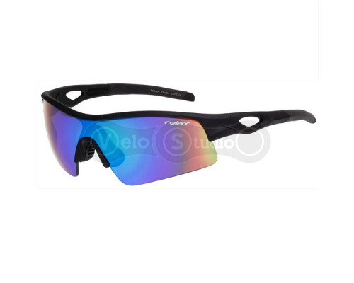 Очки Relax Quadra чёрные, 100% защита UV400, Чехия