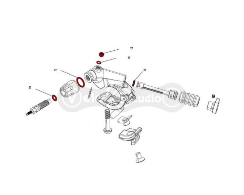 Ремнабор кнопки Rock Shox Reverb