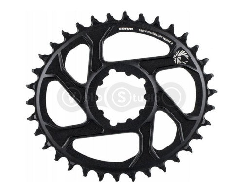 Зірка SRAM Eagle X-Sync OVAL Offset 6 Al 38T DM