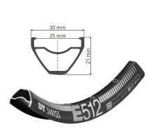 Обід DT Swiss E 512 27,5 дюймів 28 спиць