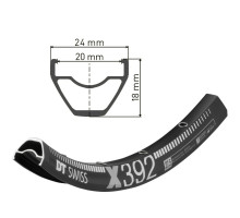 Обід DT Swiss X 392 27,5 дюймів 32 спиці