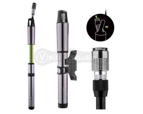 Насос Birzman Infinite серебристый 90PSI