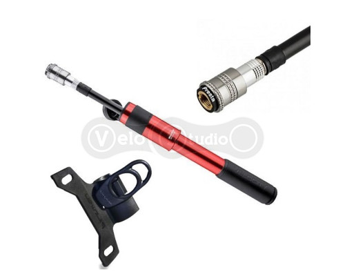 Насос Birzman Velocity-Apogee MTB красный 160PSI