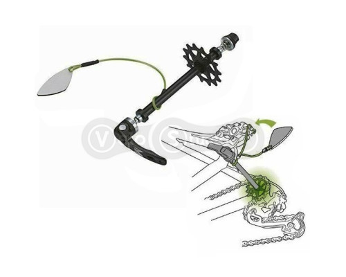 Устройство Birzman на заднее колесо для перевозки