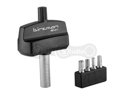 Динамометрический ключ Birzman 4 Нм с сменными насадками