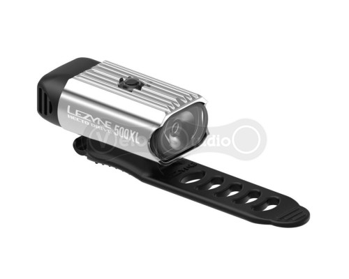 Фара Lezyne HECTO DRIVE 500XL USB 500 Lum срібло