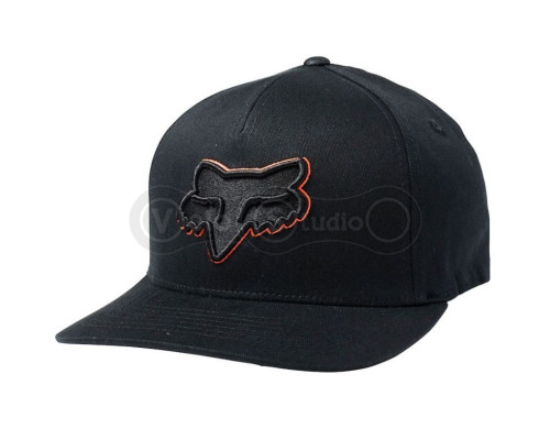 Кепка FOX EPICYCLE FLEXFIT HAT Black Orange S/M