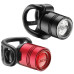 Комплект мигалок Lezyne Led Femto Drive Pair чёрный - красный