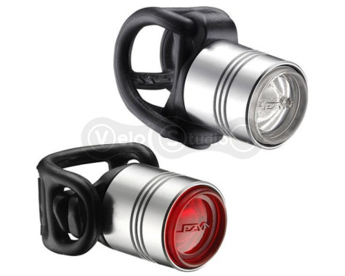 Комплект мигалок Lezyne Led Femto Drive Pair серебристый