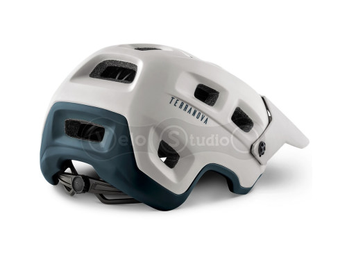 Вело шолом MET Terranova Gray Petrol Blue Matt L (58-61 см)