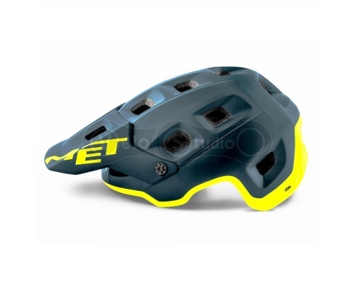 Шолом MET Terranova Petrol Blue Lime Green Matt
