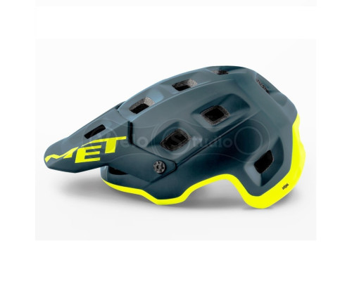 Шолом MET Terranova Petrol Blue Lime Green Matt