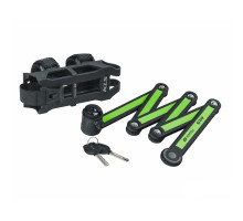 Замок KLS Tough 30 складной зеленый 3.5х750 мм