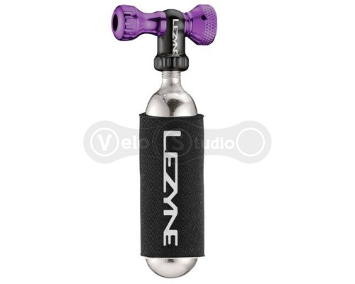 Насос-дозатор картриджний Lezyne CONTROL DRIVE CO2 16G фіолетовий