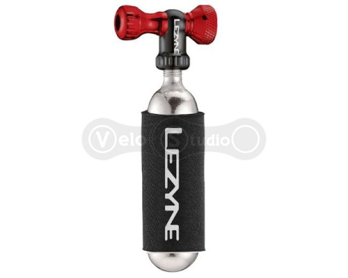 Насос-дозатор картриджный Lezyne CONTROL DRIVE CO2 25G красный